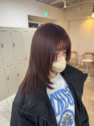 セミロング fand / HINAのヘアスタイル