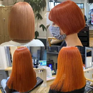 ロング カラー 艶カラー/韓国顔周り 🎀mamiのヘアスタイル