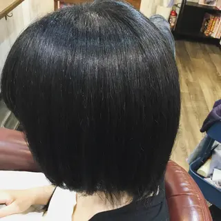 ショート パーマ 金崎 新吾のヘアスタイル