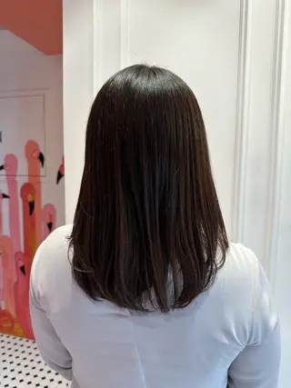 セミロング 山田 麻海のヘアスタイル