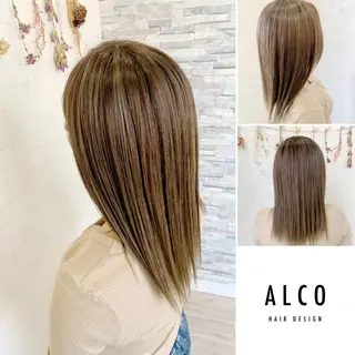 ミディアム ワタイショウタ 髪質改善✨眉毛サロンのヘアスタイル