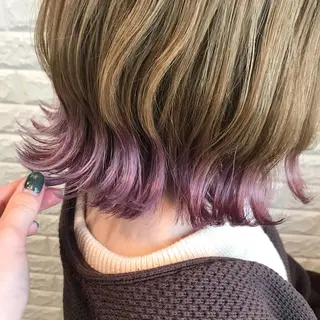 ミディアム カラー knock【ノック】所属・烏丸韓国ヘア🇰🇷 ayaka🎀のヘアスタイル