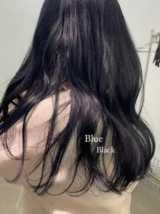 ロング カラー パーマ、ボブ、透明感 カラー、小須田ゆあのヘアスタイル