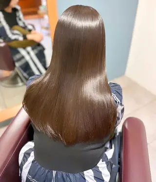 ロング 西川 仁のヘアスタイル