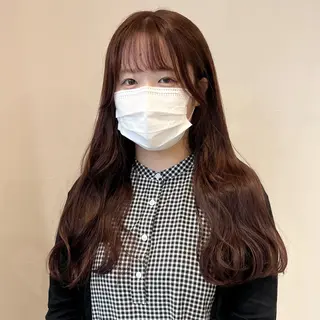 ロング カラー あ あのヘアスタイル