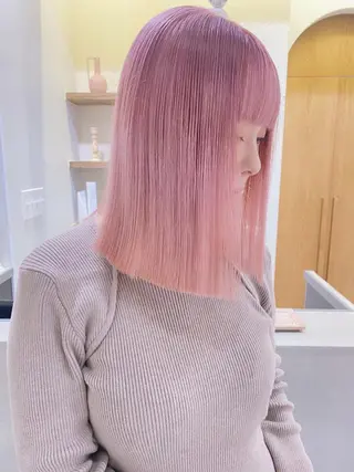 セミロング uyu所属・♡MISA /uyu♡のヘアスタイル