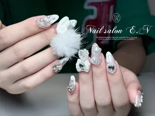 ネイル E.N🦋 長さ出し/持ち込みのネイルデザイン