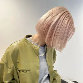 カラー ブリーチモデル/栄/ さあらのヘアスタイル