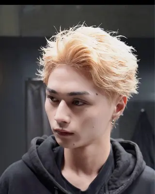 ショート パーマ メンズ スパイキーショート メンズ特化/鈴木美璃のヘアスタイル