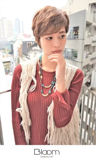 ショート Bloom beauty bar所属・小西 弘之［セミナー講師］のヘアスタイル