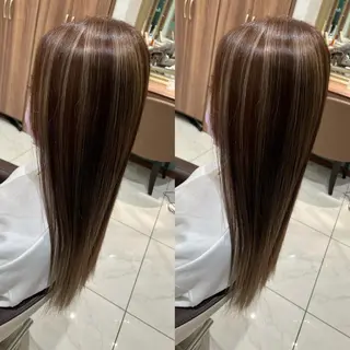 ロング カラー ヘアアレンジ 盛れる韓国ヘア♡ 🌻鈴木花🌈のヘアスタイル