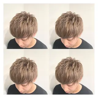 ショート カラー メンズ ange☞ soutaのヘアスタイル