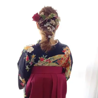 ヘアアレンジ 町屋フォトスタジオ希ノ和所属・案西 美里のヘアスタイル