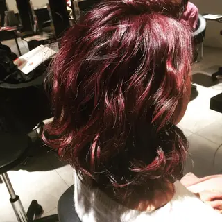 ミディアム colorshair 田宮店/大岡亮介のヘアスタイル