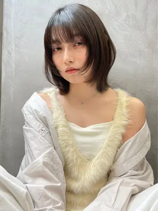 ショート カラー ヘアアレンジ 美髪矯正🫧/ 吉田こうすけのヘアスタイル