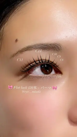 マツエク・マツパ Hipahipa! MISAKIのマツエク・マツパデザイン