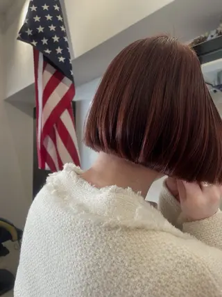 ショート BANKSIA ボブ専門/草野明郎のヘアスタイル