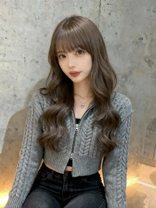 セミロング サロウィン銀座RAYⅡ所属・❣️髪質改善/ 美髪矯正/沼座悠人のヘアスタイル