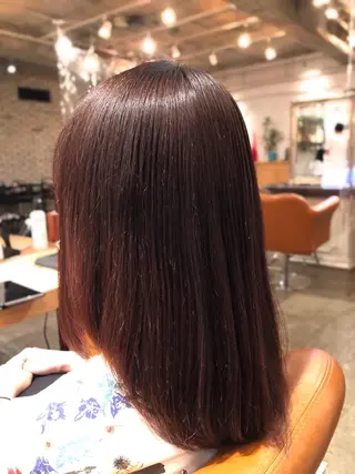 ミディアム 韓国風カット/ 髪質改善 黒崎のヘアスタイル