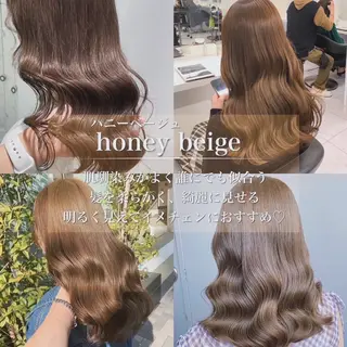 ロング ♡ナチュラルガーリー ♡ベージュ♡RINAのヘアスタイル