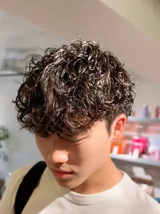 パーマ メンズ メンズパーマ 特化/中川拓也のヘアスタイル