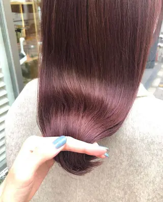 セミロング カラー 渋谷/韓国風 西原直樹のヘアスタイル