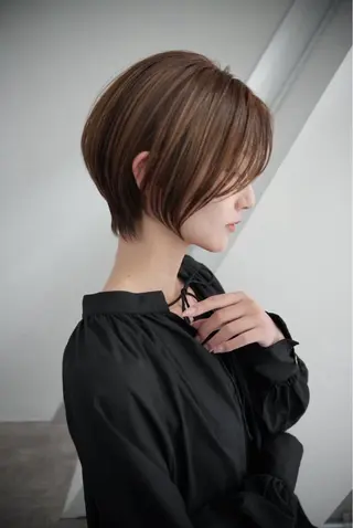 ショート 🖱️透明感カラー ×髪質改善Rikyuのヘアスタイル