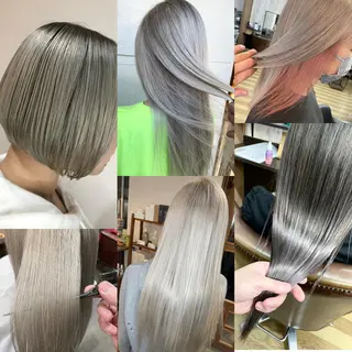 ミディアム カラー レイヤーカット匠 イソザキノリユキのヘアスタイル
