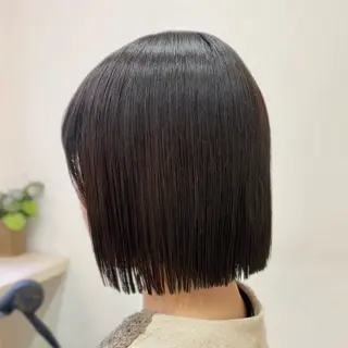 ミディアム ボブ職人/ボブ縮毛 髪質改善のヘアスタイル