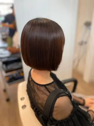 ショート パーマ 安住 千明のマツエク・マツパデザイン