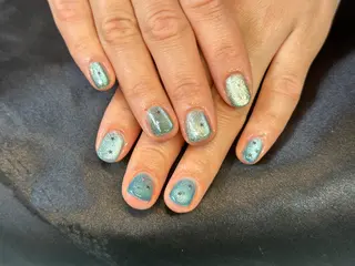 ネイル Nail_ SkyBlue_Jのネイルデザイン