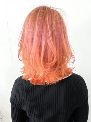 ミディアム ハイトーンカラー RYUのヘアスタイル