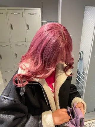 ロング カラー ヘアアレンジ 💗横浜美容室 💗HARUNAのヘアスタイル