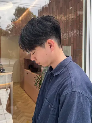 メンズ 毛流れフェザー スタイル🔹竹内凌のヘアスタイル