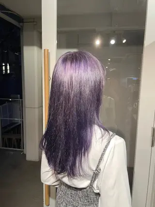 ロング 絶対綺麗な暖色カラー 🎯あります✨増渕✨のヘアスタイル