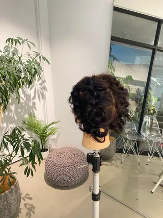 ミディアム ヘアアレンジ Nico所属・ご予約は2月まで！ maho‪🐈🎀のヘアスタイル