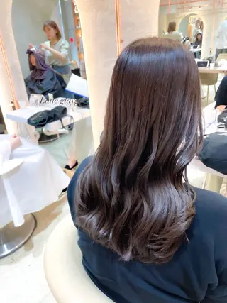 ロング カラー 透明感カラー／韓国 レイヤーmomokaのヘアスタイル