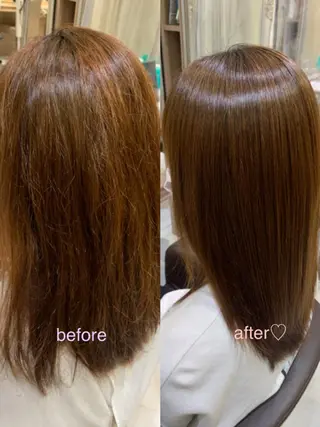 セミロング パーマ Dears 香芝店所属・関 優希のヘアスタイル