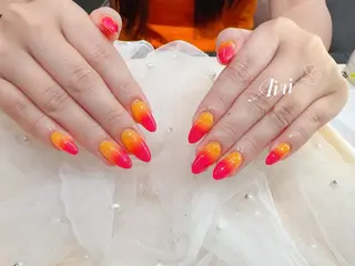 ネイル ネイルサロンAiri 長さ出し·シンプルのネイルデザイン