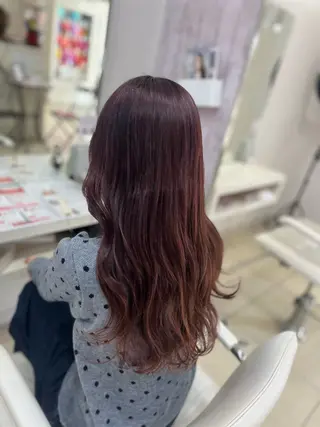 セミロング 【髪質改善カラー】 あむ·. ⟡ 🖤のヘアスタイル