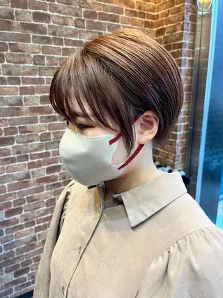 ミディアム カラー ヘアアレンジ メンズ キッズ ネイル マツエク・マツパ アイブロウ times salon名駅所属・久木原 ゆりのヘアスタイル