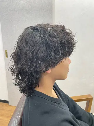 ミディアム パーマ メンズ Ritsuki メンズ特化😎のヘアスタイル