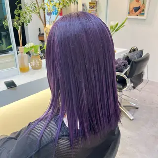 ミディアム カラー GISELA サリナのヘアスタイル