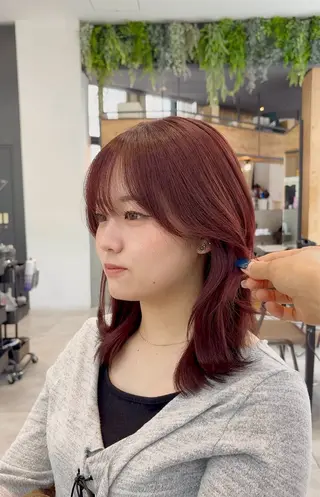 ミディアム レイヤー特化✨/大阪 /似合わせ/もりちのヘアスタイル