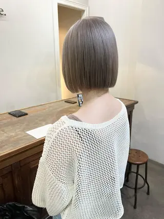 ショート カラー 千葉 郁也のヘアスタイル