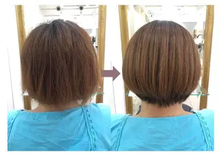 ミディアム 縮毛矯正⭐️ TAKAHIROのヘアスタイル