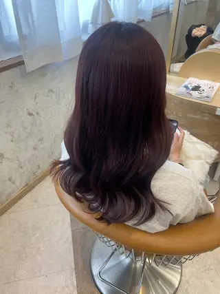 ロング Kanami/韓国風 /艶カラーのヘアスタイル