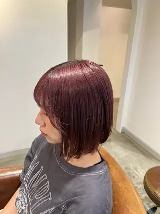 ショート カラー 髪質改善／似合わせ ショート／芝　圭佑のヘアスタイル