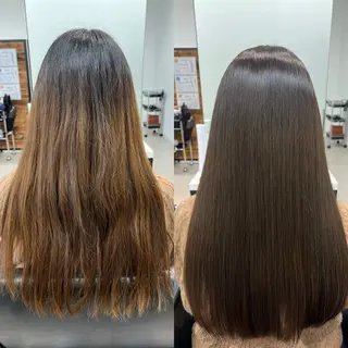 ロング 学生限定 カラー¥5.000のヘアスタイル