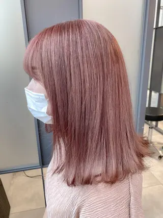 セミロング カラー SALOWIN神戸三宮East店所属・【透明感、艶髪】西村 有司のヘアスタイル